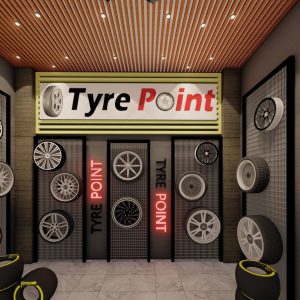 27 TIRE DISPLAY